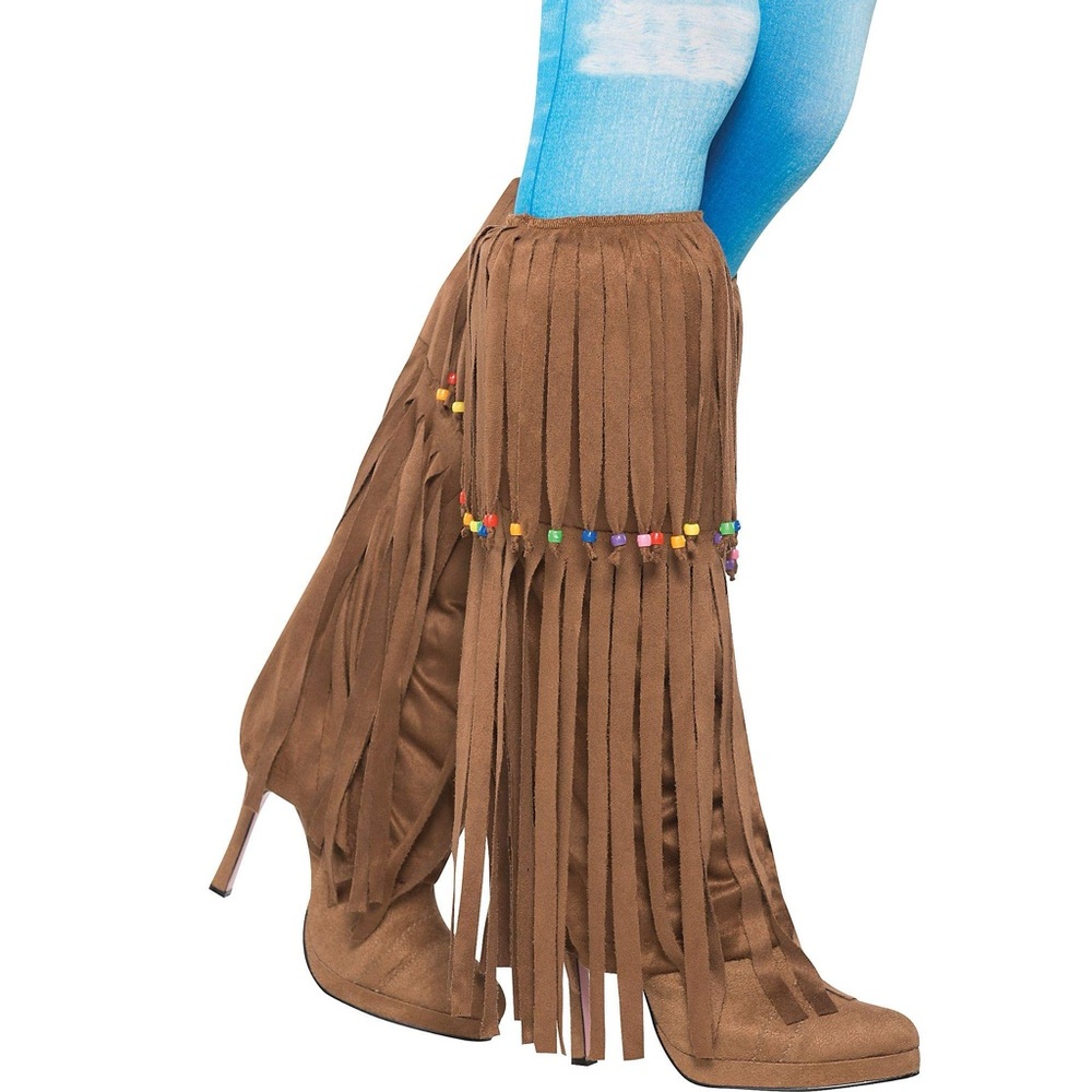 Hippie Multicolor Beaded Leg Warmers